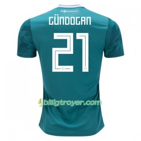 Billige Fotballdrakter Tyskland Gundogan 21 VM 2018 Bortedraktsett